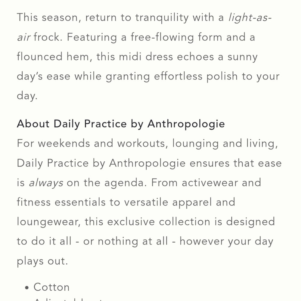 Daily Practice by Anthropologie Frida Cross-Back Midi Dress - Picture 7 of 8